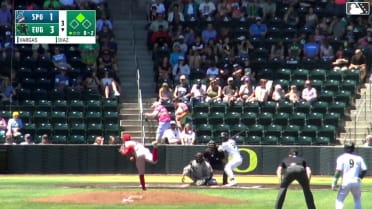 Lisbel Diaz homers (14) on a fly ball to left center field. Jhonny Level scores.