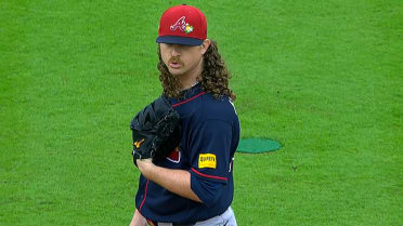 Grant Holmes' nine strikeouts