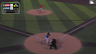 Aiden Taurek triples (1) on a fly ball to center fielder Bryce Chance. Carlos Jimenez scores.
