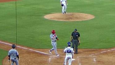 Travis Honeyman's 429-foot home run