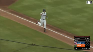 Coby Mayo's long solo home run