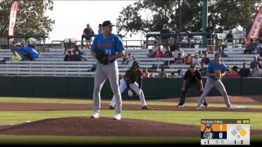 Jackson Finley fans three vs. Missions 
