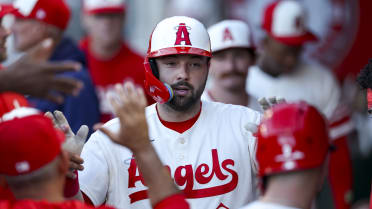 Nolan Schanuel lifts sac fly, plates Zach Neto
