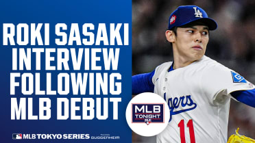 Roki Sasaki on his first MLB start