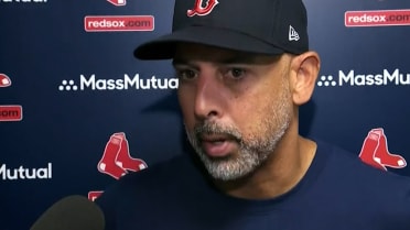 Alex Cora breaks down the Red Sox's 3-2 loss