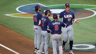 Team USA introduced prior to semifinal