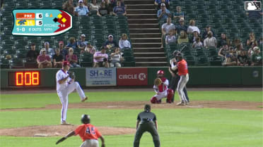 Enddy Azocar singles on a line drive to center fielder Griffin Burkholder. Braylon Whitaker scores. Fernando Peguero to 2nd.