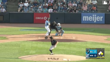 Izaac Pacheco homers (2) on a fly ball to center field. Woody Hadeen scores.