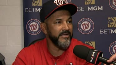 Dave Martinez discusses the Nats' 2-0 loss