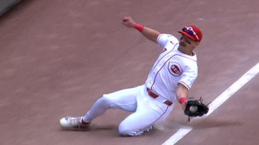 Spencer Steer's sliding grab