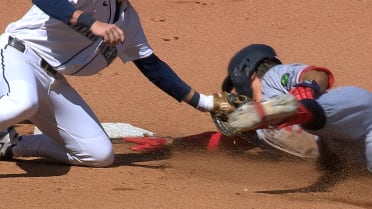 Ryan Kreidler ruled out at second after replay review