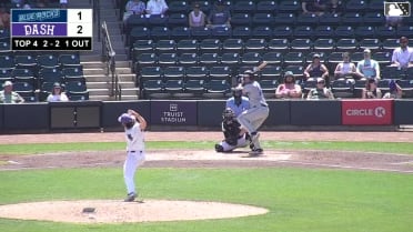 Ethan Petry homers (9) on a fly ball to left center field.