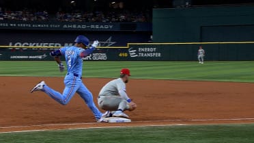 Marcus Semien out at first after a review