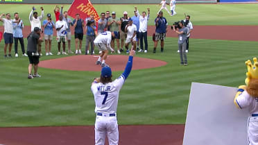 The Royals celebrate Chiefs Night