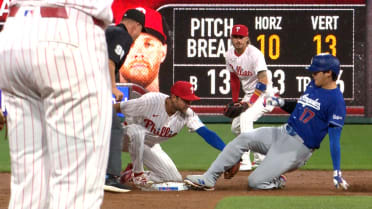 Hill nabs Ohtani at second before run scores