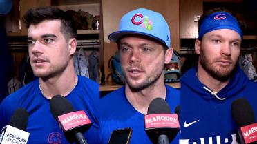 Cubs discuss position versatility on the roster