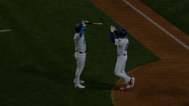 Brandon Tunink's first home run of the season