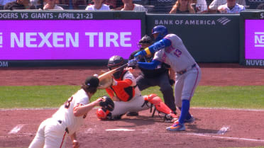 Luis Torrens' two-run double