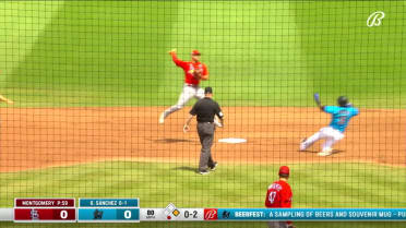 Nolan Gorman's smooth double play