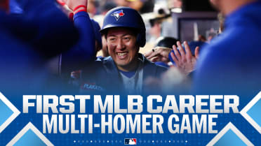 Kazuma Okamoto's first multi-homer game of his career