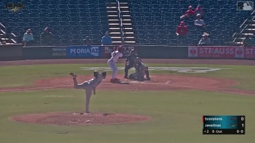 Carlos Sanchez homers (3) on a fly ball to right center field.