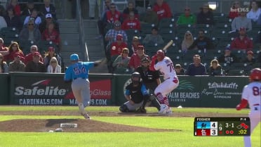 Jeremy Rivas' game-tying ground-rule double