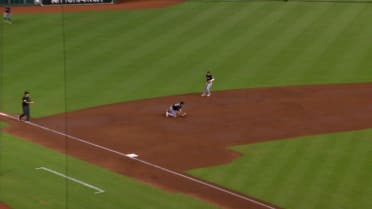 Graham Pauley's diving stop sets up double play 
