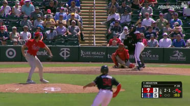 Marek Houston's RBI single