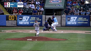 Angel Cepeda singles on a line drive to center fielder Byron Chourio. Josiah Hartshorn scores. Kade Snell to 2nd.