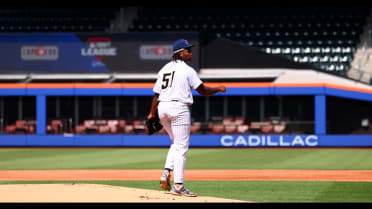 Miguel Sime works a scoreless inning