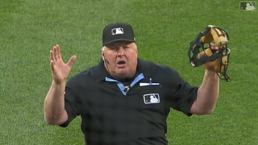 Foul ball called after review