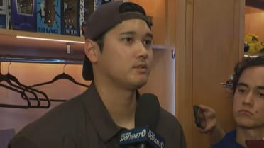 Shohei Ohtani reacts to Game 4 loss in NLCS