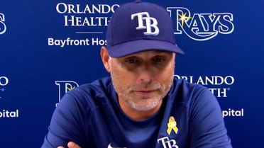 Kevin Cash discusses the Rays' 4-3 loss