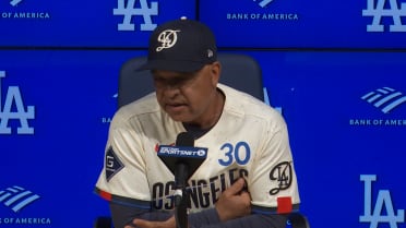 Dave Roberts on nine-run 1st, Yamamoto's start in win
