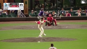 Zac Veen singles on a sharp line drive to right fielder Yolmer Sánchez. Adael Amador scores. Nic Kent to 2nd.