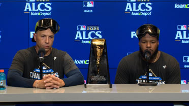 Vladimir Guerrero Jr. discusses winning ALCS MVP