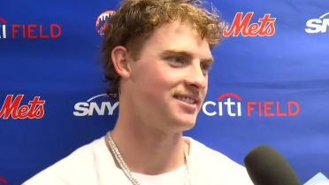 Carson Benge discusses his spectacular catch