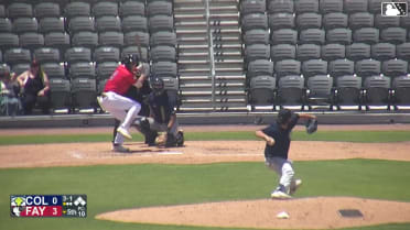 Xavier Neyens' seventh homer of the year