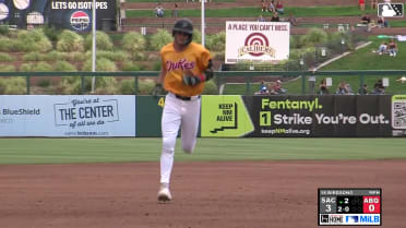 Kyle Karros homers for Triple-A Albuquerque