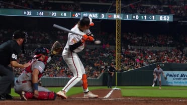 Coby Mayo ruled not hit by pitch after review