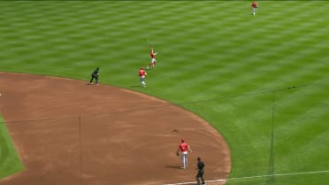 Zach Neto's impressive running grab