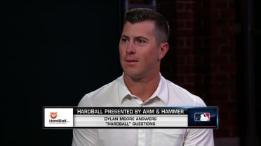 Dylan Moore answers hardball questions on MLB Central