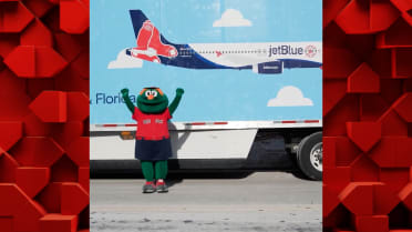 Red Sox equipment truck departs for Spring Training