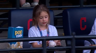 Young Guardians fan almost throws foul ball back