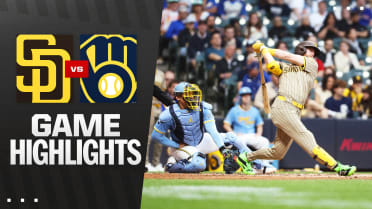 Padres vs. Brewers Highlights 