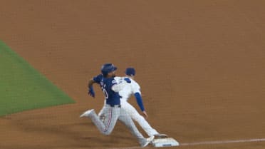 Dodgers turn double play after review