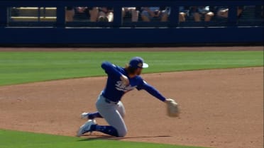 Noah Miller makes a great throw from his knee