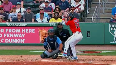 Trevor Story's RBI base hit