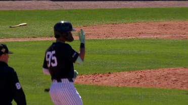 Oswaldo Cabrera doubles for his first hit of spring