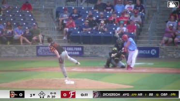 Luke Dickerson's solo home run